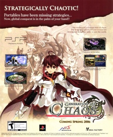 Generation of Chaos - Advertisement Flyer - Front (United States) - 1797x2184