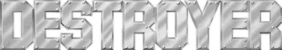Destroyer - Clear Logo (North America) - 2400x430