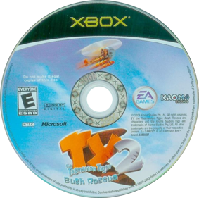 Ty the Tasmanian Tiger 2: Bush Rescue - Disc (North America) - 770x764