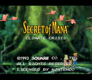 Secret of Mana: Climate Crisis - Screenshot - Game Title (World) - 256x224