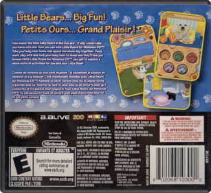 Little Bears - Box - Back - Reconstructed (North America) - 774x708