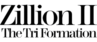 Zillion II: The Tri Formation - Clear Logo (Europe) - 400x175