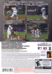 MLB 09: The Show - Box - Back (Canada) - 640x903
