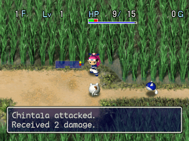 Fushigi no Dungeon: Fuurai no Shiren Gaiden: Onna Kenshi Asuka Kenzan! - Screenshot - Gameplay (Japan) - 640x480