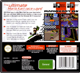 Mario Kart DS - Box - Back - Reconstructed (Oceania) - 774x708