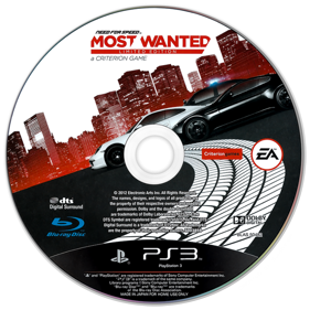 Need for Speed: Most Wanted - Disc (Korea) - 800x800