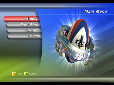 WCR: World Championship Rugby - Screenshot - Game Select (World) - 640x480