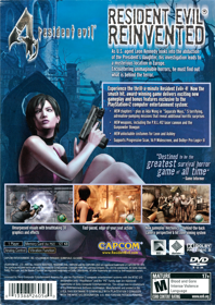Resident Evil 4 - Box - Back (North America) - 1528x2164