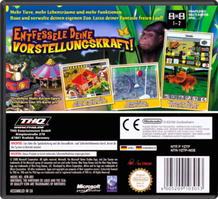 Zoo Tycoon 2 DS - Box - Back - Reconstructed (Germany) - 774x708