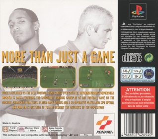 International Superstar Soccer Pro '98 - Box - Back (Europe) - 1655x1462