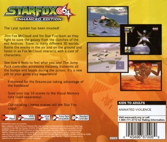 Star Fox 64 - Box - Back (World) - 3253x2775