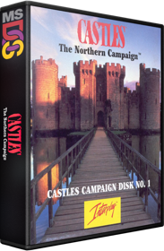 Castles: The Northern Campaign: Castles Campaign Disk No. 1 - Box - 3D (World) - 582x889