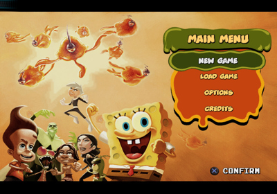 SpongeBob SquarePants featuring Nicktoons: Globs of Doom - Screenshot - Game Select (World) - 640x448