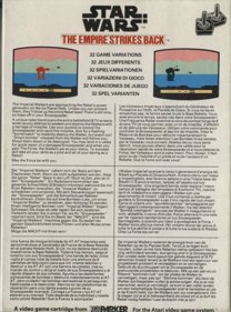 Star Wars: The Empire Strikes Back - Box - Back (Europe) - 600x810