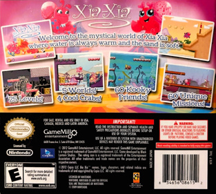 Xia-Xia - Box - Back (North America) - 1458x1307
