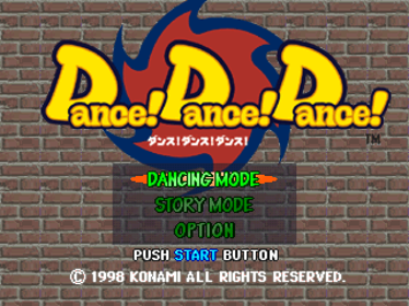 Dance! Dance! Dance! - Screenshot - Game Title (Japan) - 640x480
