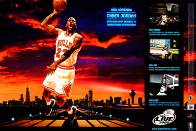 NBA Live 2000 - Advertisement Flyer - Front (North America) - 2453x1636
