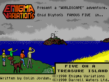 The Famous Five: Five on a Treasure Island - Screenshot - Game Title (World) - 512x384