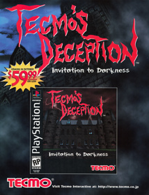 Tecmo's Deception: Invitation to Darkness - Advertisement Flyer - Front (United States) - 1682x2200