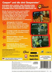 Casper and the Ghostly Trio - Box - Back (Germany) - 568x800