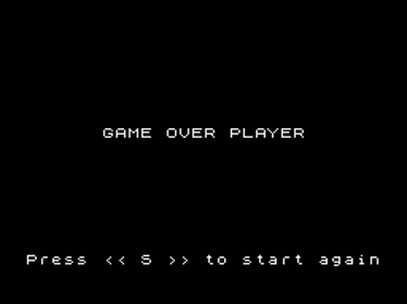 Airbase Invader  - Screenshot - Game Over (Europe) - 256x192
