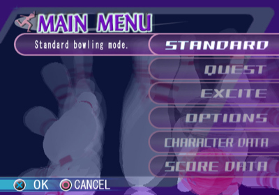 Bowling Xciting - Screenshot - Game Select (World) - 640x448