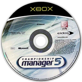 Championship Manager 5 - Disc (Europe) - 800x800