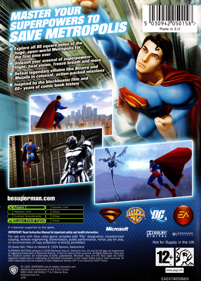 Superman Returns - Box - Back (Europe) - 573x800