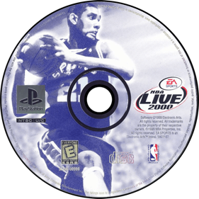 NBA Live 2000 - Disc (North America) - 700x700