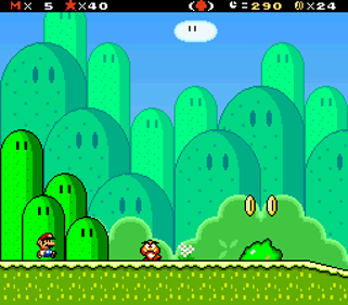 A Super Mario Adventure - Screenshot - Gameplay (World) - 256x224