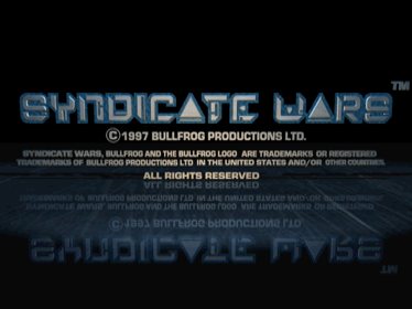 Syndicate Wars - Screenshot - Game Title (World) - 640x480