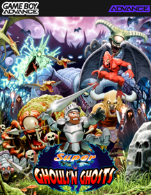 Super Ghouls 'n Ghosts - Fanart - Box - Front (North America) - 500x646