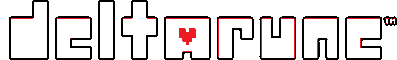 Deltarune - Clear Logo (World) - 2408x364