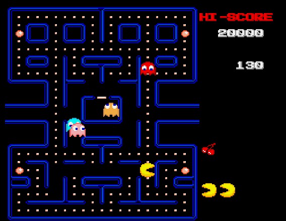 Illustration of Pac-Man 2: The Arcade Games