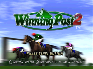 Winning Post 2 - Screenshot - Game Title (Japan) - 640x480