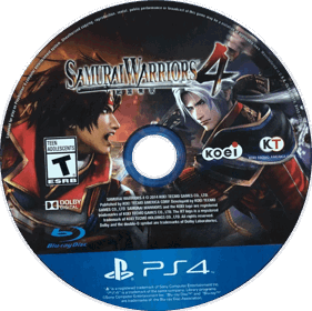 Samurai Warriors 4 - Disc (North America) - 981x978