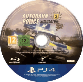 Autobahn Police Simulator 3 - Disc (Europe) - 1213x1209