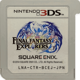 Final Fantasy: Explorers - Cart - Front (Japan) - 1543x1535