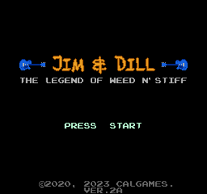 The Legend of Weed N' Stiff - Screenshot - Game Title (World) - 256x240