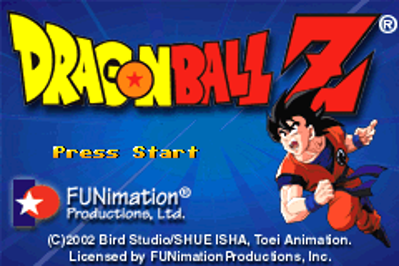 Dragon Ball Z: The Legacy of Goku - Screenshot - Game Title (North America) - 240x160