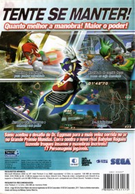 Sonic Riders - Box - Back (Brazil) - 3023x4354