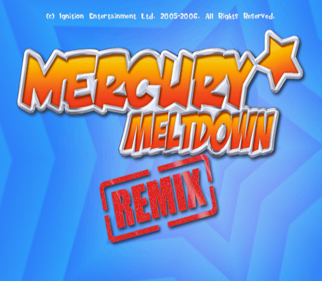Mercury Meltdown Remix - Screenshot - Game Title (World) - 640x558