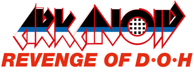 Arkanoid: Revenge of Doh - Clear Logo (Japan) - 3886x1444