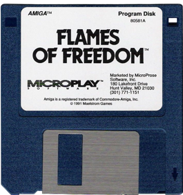 Flames of Freedom - Disc (North America) - 710x752