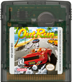 OutRun GB - Cart - Front (World) - 1000x1132