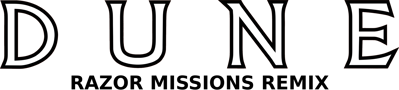 Dune: Razor Missions Remix - Clear Logo (World) - 4223x953