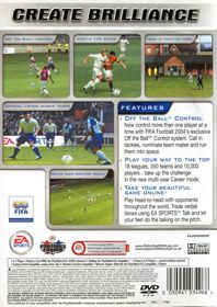 FIFA Soccer 2004 - Box - Back (Australia) - 566x800