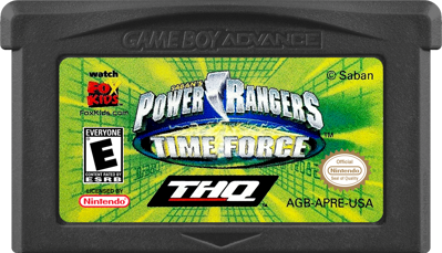 Power Rangers: Time Force - Cart - Front (North America) - 1000x574