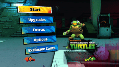 Nickelodeon Teenage Mutant Ninja Turtles - Screenshot - Game Select (World) - 1280x720
