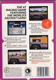 The Duel: Test Drive II - Box - Back (Europe) - 730x1032